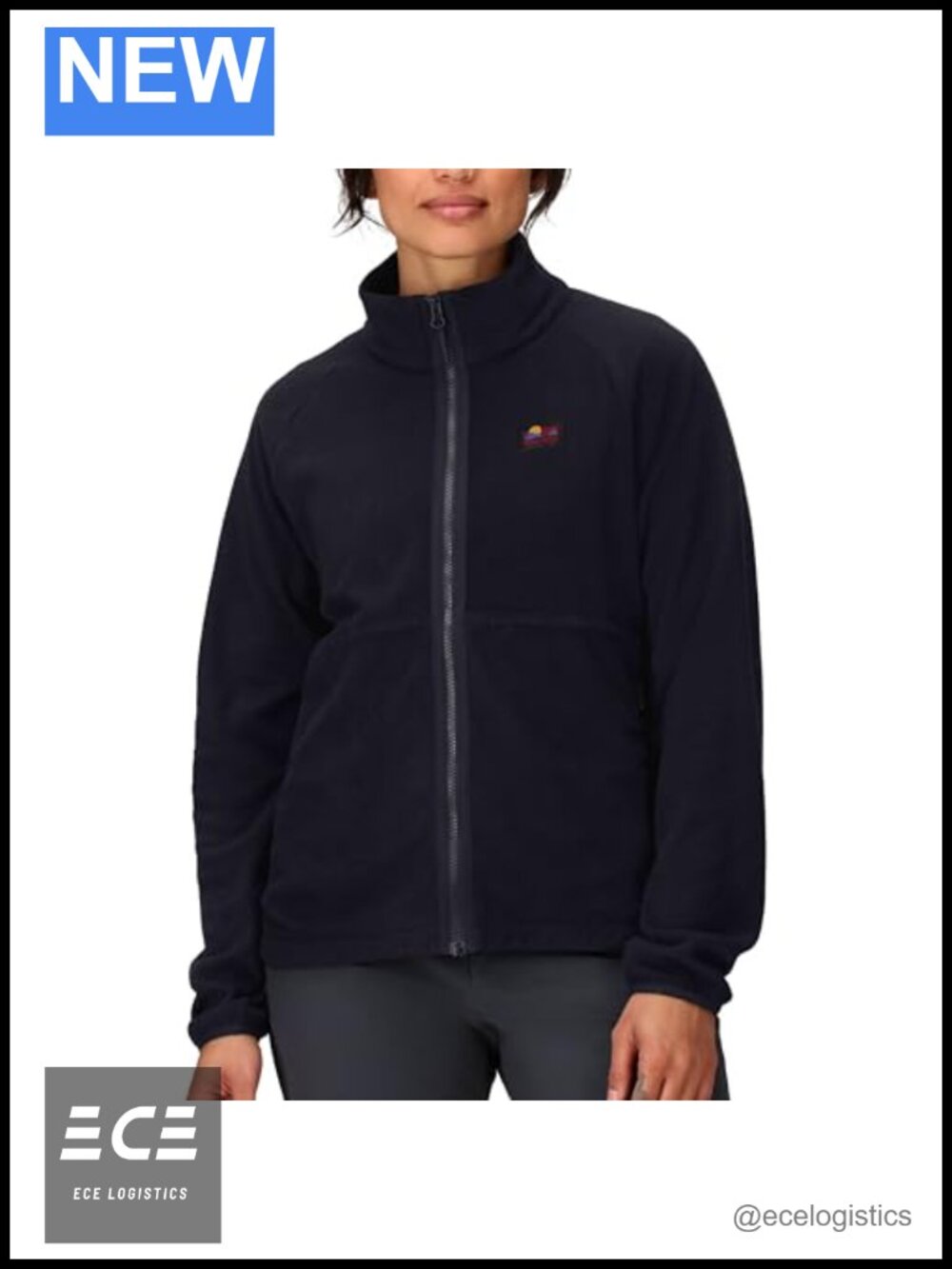 High-Pile Fleece Jacket Lightweight Zip Layer Recycled Polyester